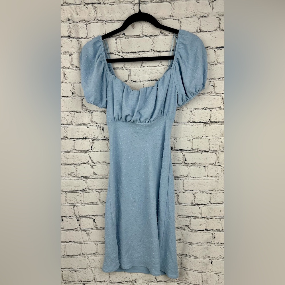 NWT blu pepper blue polkadot dress